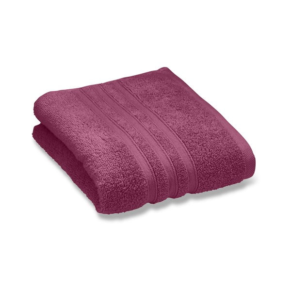 Tamsiai rožinės spalvos iš frote audinio iš medvilnės vonios rankšluostis 90x140 cm Zero Twist – Catherine Lansfield