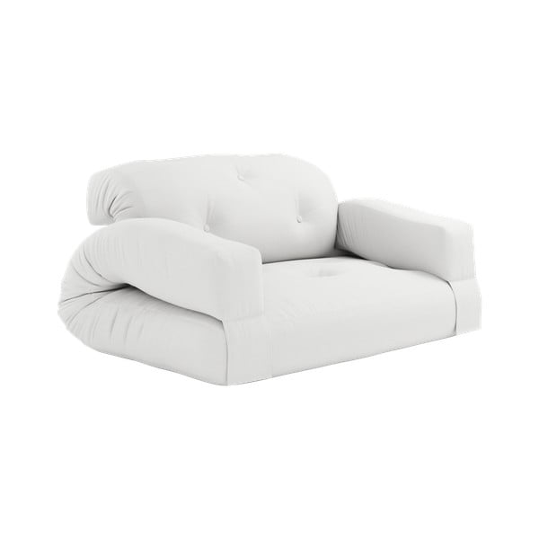 Balta minkšta lauko sofa-lova Karup Design OUT™ Hippo White