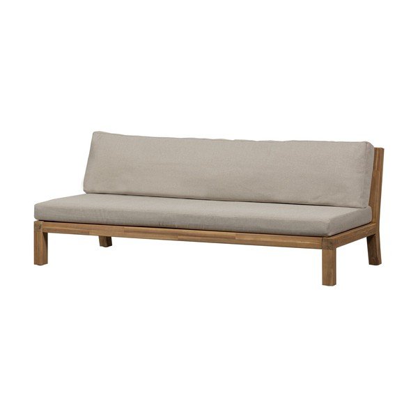 Pilkai smėlinės spalvos iš audinio sodo sofa Relax – vtwonen-image-2