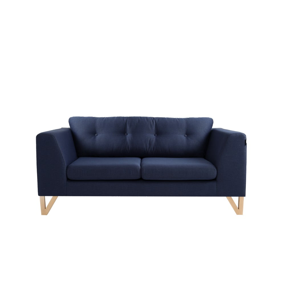 Individualizuota "Form Willy" tamsiai mėlyna dvivietė sofa