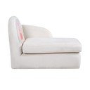 Iš velveto vaikiška sofa baltos spalvos 75 cm Peppa Pig – Roba