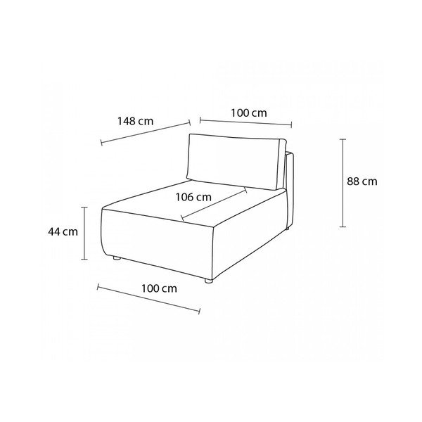 Modulinė sofa žalios spalvos iš kordinio velveto (kintama) Nihad modular – Bobochic Paris-image-4