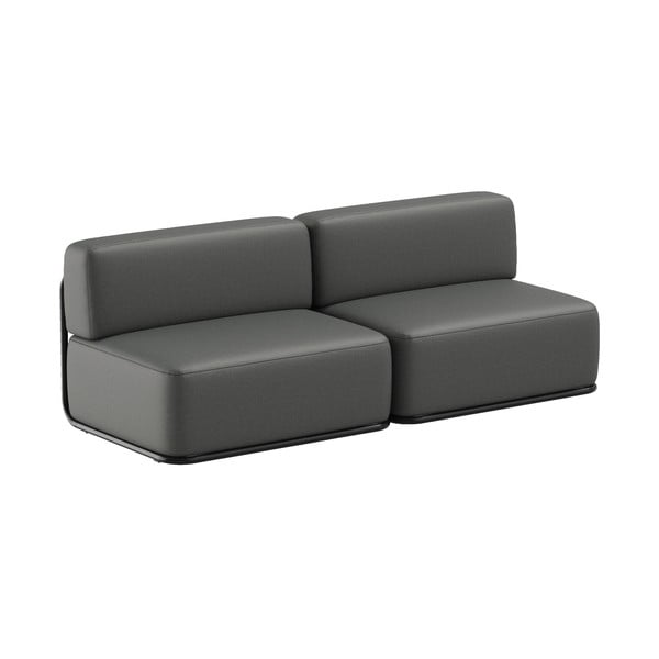 Sodo modulinė sofa tamsiai pilkos spalvos 204 cm Straw – Sit Sit