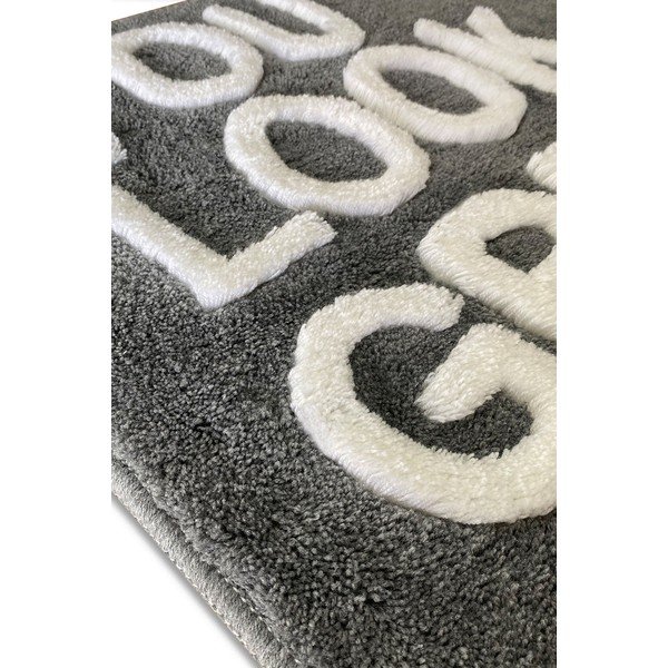 Pilkos spalvos vonios kilimėliai 3 vnt. 60x100 cm Great – Foutastic-image-4