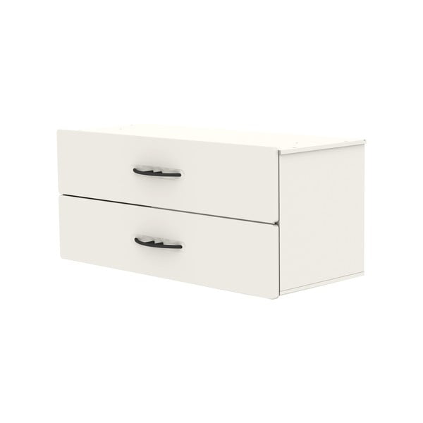 Balta modulinė lentynų sistema 80x36 cm Dakota - Tenzo-image-3