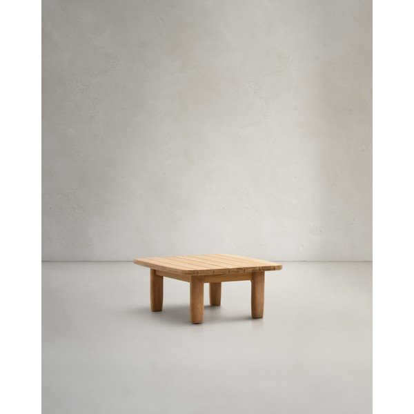 Iš tikmedžio masyvo sodo šoninis staliukas 70x70 cm Tirant – Kave Home-image-3