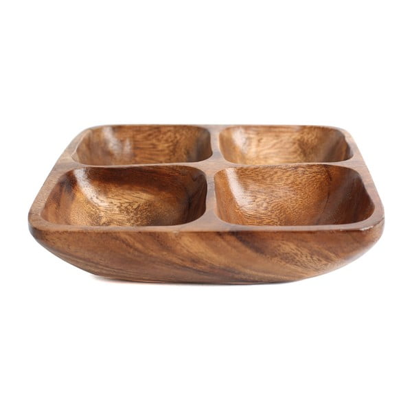 Serviravimo dubuo rudos spalvos iš medienos Kora – Premier Housewares-image-1