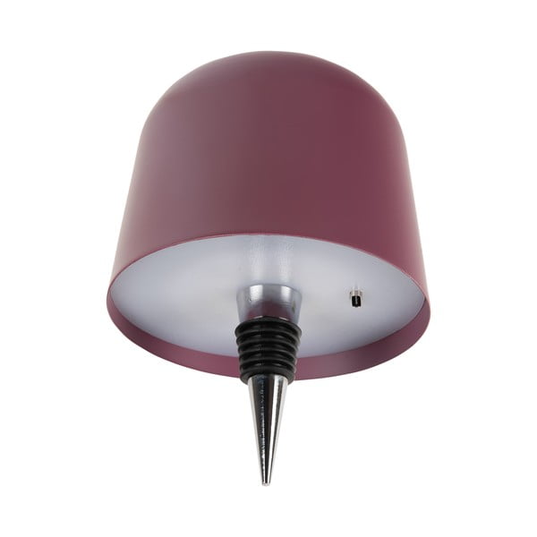 Violetinės spalvos stalinis šviestuvas LED butelio formos (aukštis 13 cm) su metaliniu gaubtu Cone Hat LED – Leitmotiv-image-2