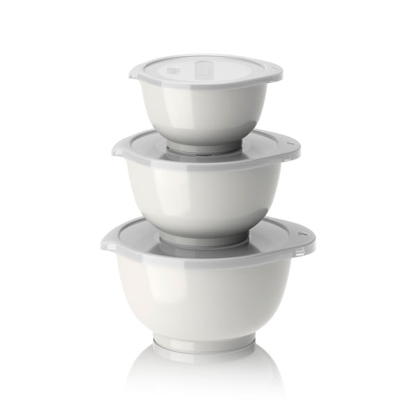 Maži dubenys baltos spalvos 3 vnt. 750 ml Margrethe Mini – Rosti