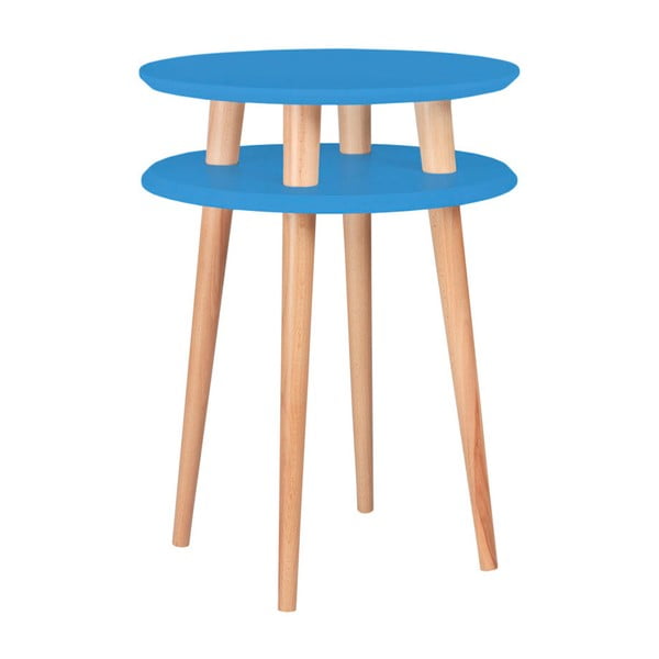 Mėlynas "Ragaba Ufo" kavos staliukas, ⌀ 45 cm