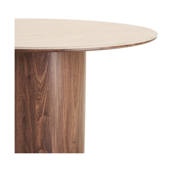Iš keraminės plokštės apvalios formos valgomojo stalas ø 140 cm Delphi – House Nordic-image-3