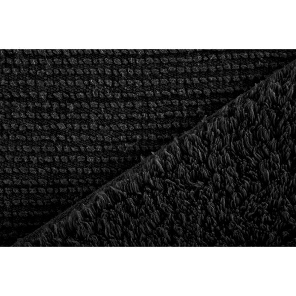 Juodas vonios kambario kilimėlis 50x45 cm Riva - Tiseco Home Studio-image-1