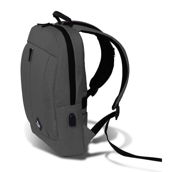 Pilka kuprinė su USB jungtimi My Valice GALAXY Smart Bag-image-2