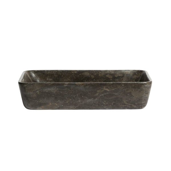 Pilkos spalvos iš akmens praustuvas 55x35 cm Darnen – Kave Home
