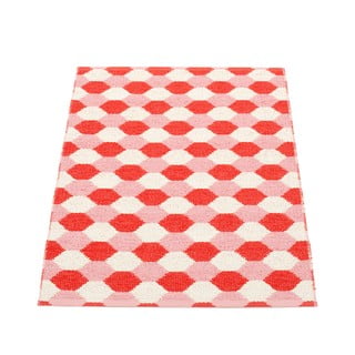 Raudonos spalvos lauko ir vidaus kilimas 70x100 cm Dana Coral – Pappelina