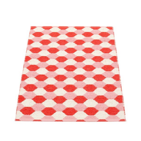 Raudonos spalvos lauko ir vidaus kilimas 70x100 cm Dana Coral – Pappelina