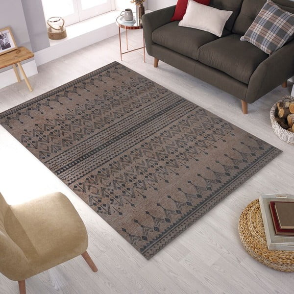 Rudas dviejų sluoksnių kilimas Flair Rugs MATCH Niko, 170 x 240 cm-image-1