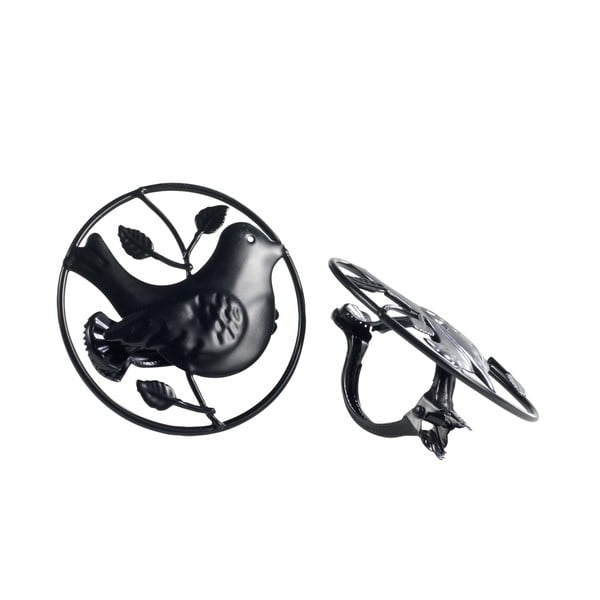 Iš metalo užuolaidų segtukų rinkinys 2 vnt. Passero – douceur d'intérieur