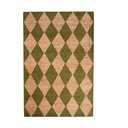Rankų darbo žalios spalvos/natūralios spalvos kilimas iš džiuto mišinio 160x230 cm Effie Diamond – Flair Rugs