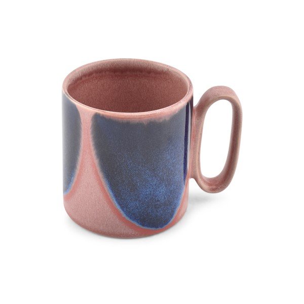 Mėlynos spalvos/rožinės spalvos iš molio puodelis 390 ml Paint – Salt&Pepper-image-2