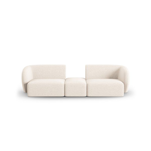 Smėlio spalvos iš šenilinio audinio sofa 246 cm Paolo – Milo Casa