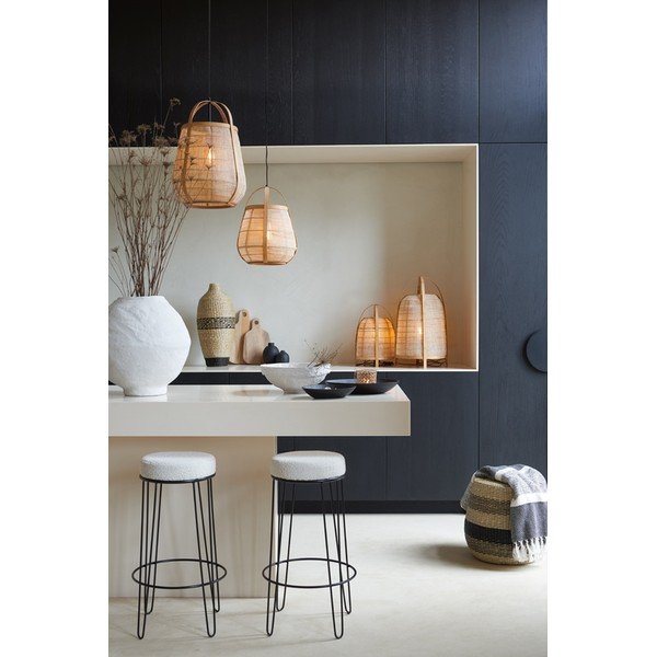 Stalinis šviestuvas natūralios spalvos (aukštis 42 cm) Jacinto – Light & Living-image-1