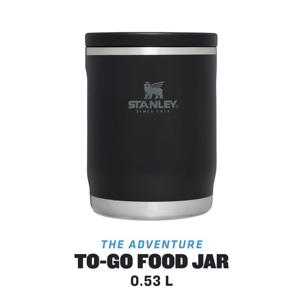 Juodos spalvos iš nerūdijančio plieno maistui termosas 530 ml Adventure To-Go  Black – Stanley-image-4