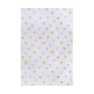 Vaikiškas kilimas baltos spalvos 160x235 cm Hearts – Hanse Home
