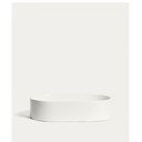 Baltos spalvos iš keramikos praustuvas 50x31 cm Ovara – Kave Home