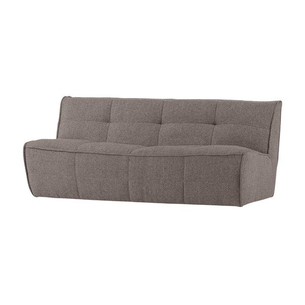 Rudos spalvos sofa iš boucle 204 cm Cluster – vtwonen-image-2