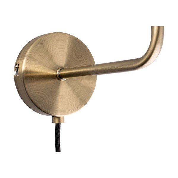 Aukso spalvos sieninis šviestuvas Leitmotiv Bonnet, aukštis 25 cm-image-3