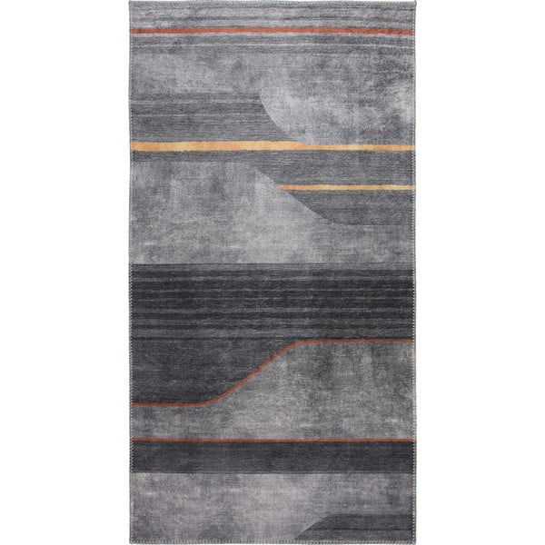 Skalbiamas kilimas pilkos spalvos 80x200 cm – Vitaus