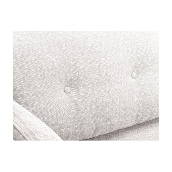 Kreminės ir baltos spalvos trivietė sofa "Mazzini Sofas Elena", su šezlongu kairiajame kampe-image-4