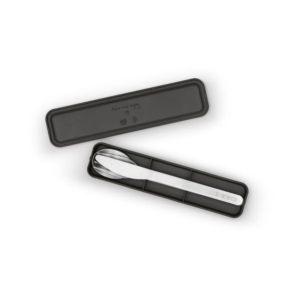 Kelioninių stalo įrankių rinkinys sidabrinės spalvos iš nerūdijančio plieno 3 vnt. Make & Take – Brabantia-image-3