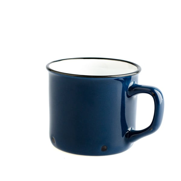 Tamsiai mėlynas keraminis puodelis "Dakls Story Time Over Tea", 230 ml