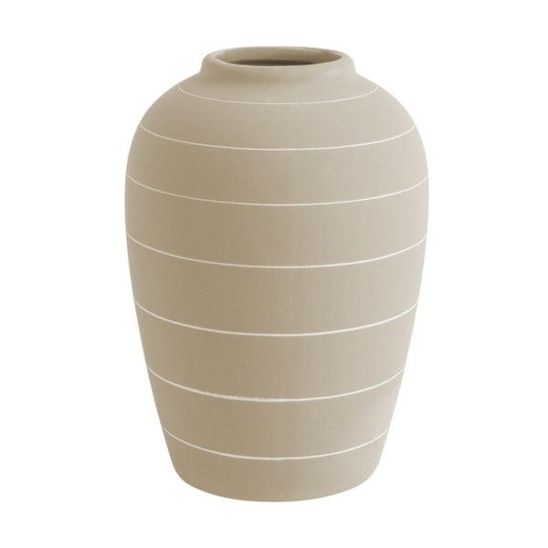 Kreminės baltos spalvos keraminė vaza PT LIVING Terra, ⌀ 13 cm