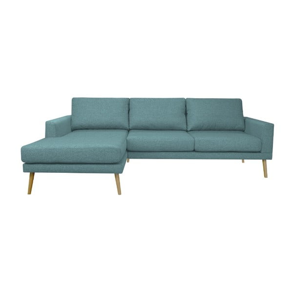 Mėlyna "Windsor & Co Sofos Vega" kampinė sofa, kairysis kampas