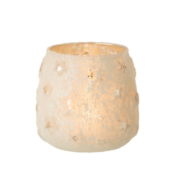 Stiklinė kalėdinė žvakidė J-Line Star-image-2