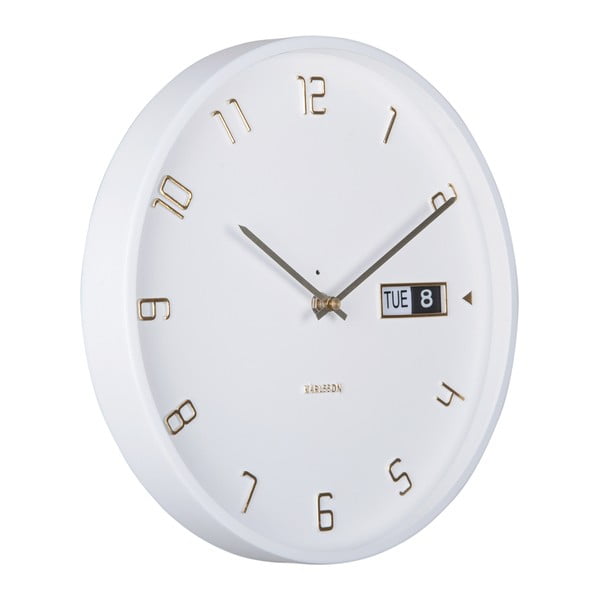 Sieninis laikrodis ø 30 cm  Data Flip – Karlsson-image-2