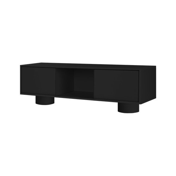 Juodos spalvos TV spintelė 160x48x42 cm Taro – noo.ma