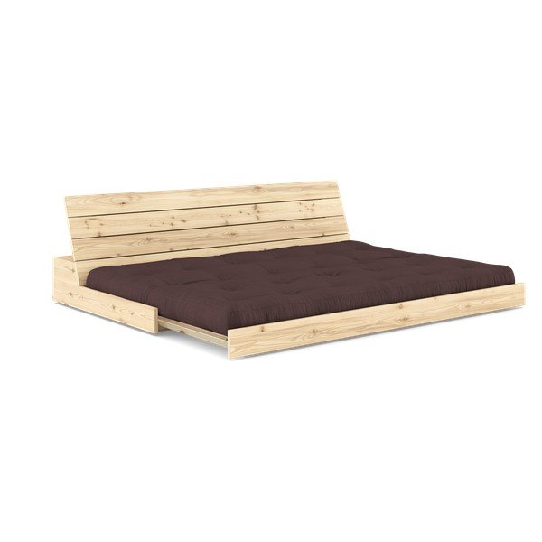 Sulankstoma sofa tamsiai rudos spalvos 196 cm Base – Karup Design-image-4