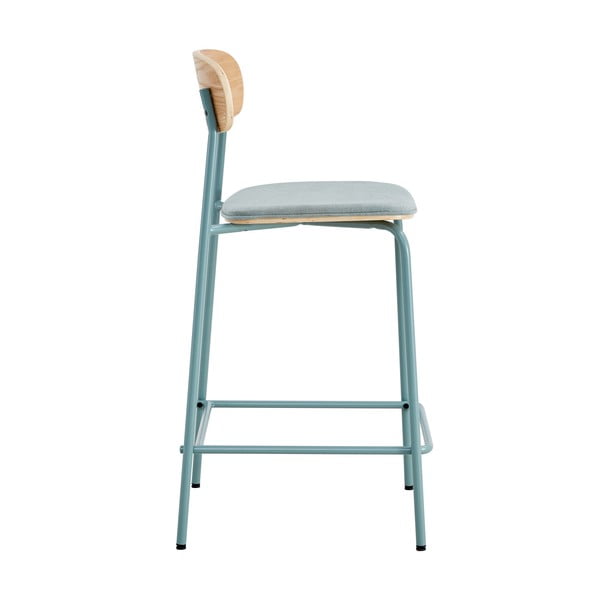 Baro taburėtės mėlynos spalvos/natūralios spalvos 2 vnt. (sėdynės aukštis 66 cm) Adriana – Marckeric-image-4