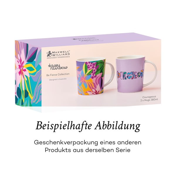 Iš porceliano  puodeliai 2 vnt. 380 ml Be Fierce – Maxwell & Williams-image-2