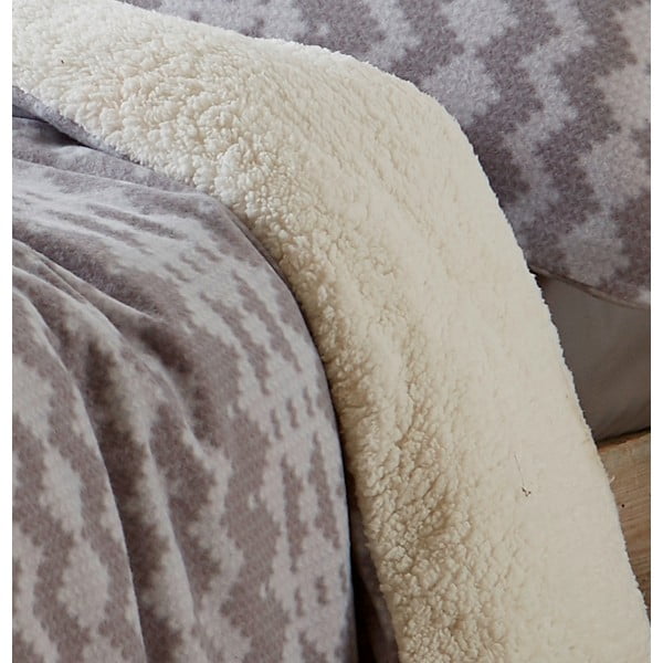 Pilka fliso patalynė 200x200 cm Alpine - Catherine Lansfield-image-3