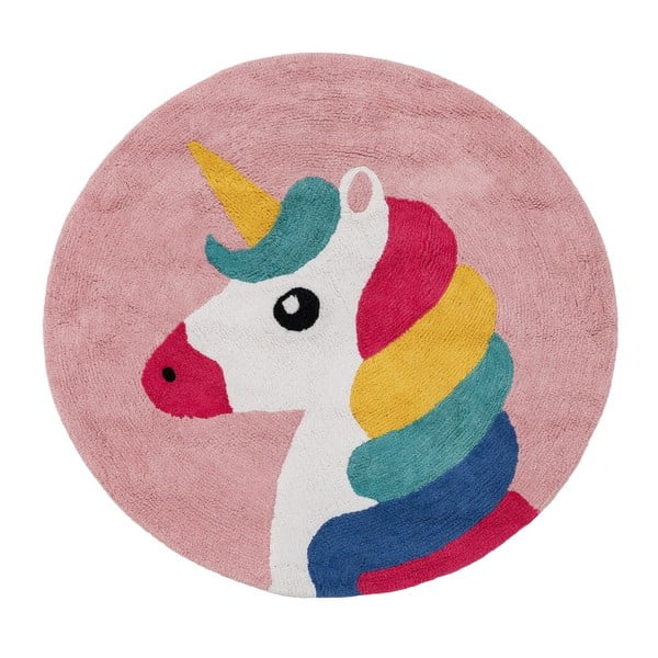 Iš medvilnės vaikiškas kilimas ø 100 cm Unicorn – Ixia