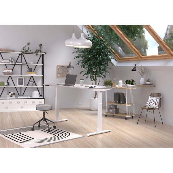 Elektra reguliuojamas aukštis rašomasis stalas 80x160 cm Jet – Germania-image-1