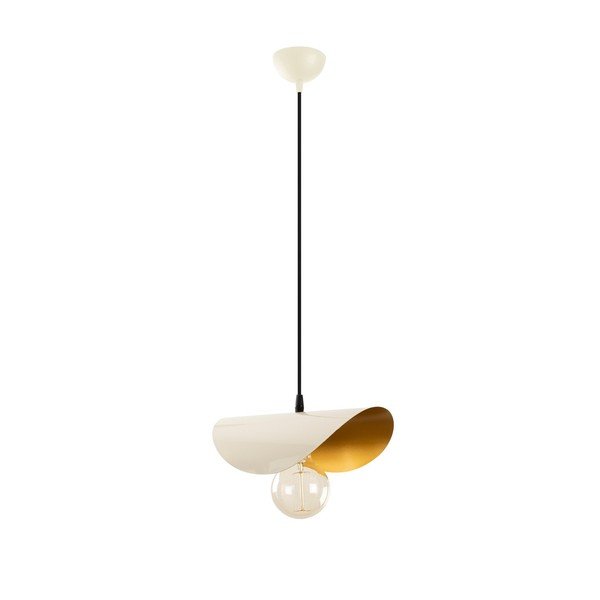 Kabantis šviestuvas baltos spalvos/auksinės spalvos Sivani – Opviq lights