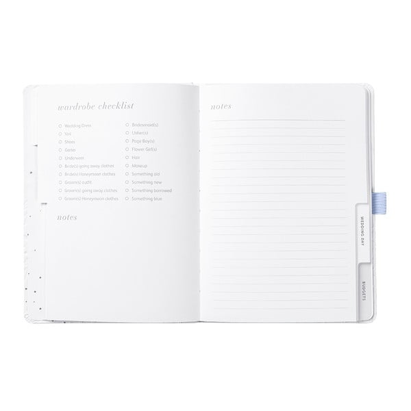 Baltas vestuvių užrašų knygelė Užimtas B To Do-image-3