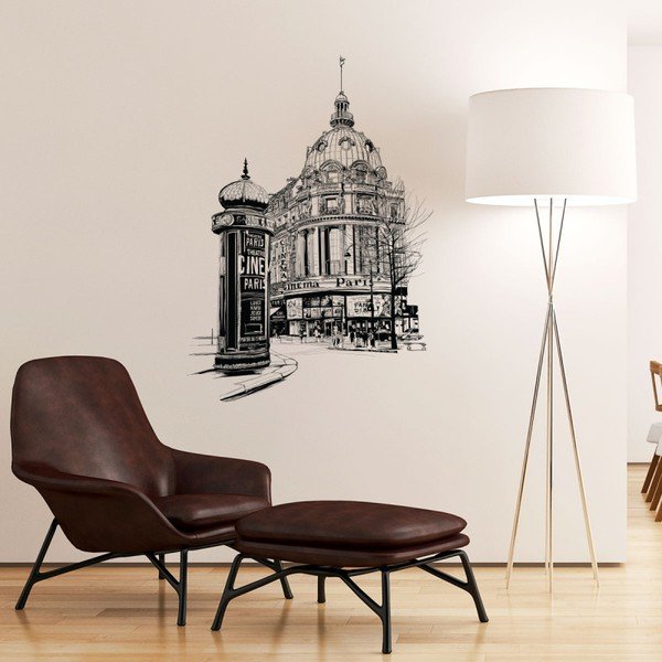 Sienų lipdukas Ambiance Wall Decal Paris the Racecourse, 85 x 60 cm-image-1