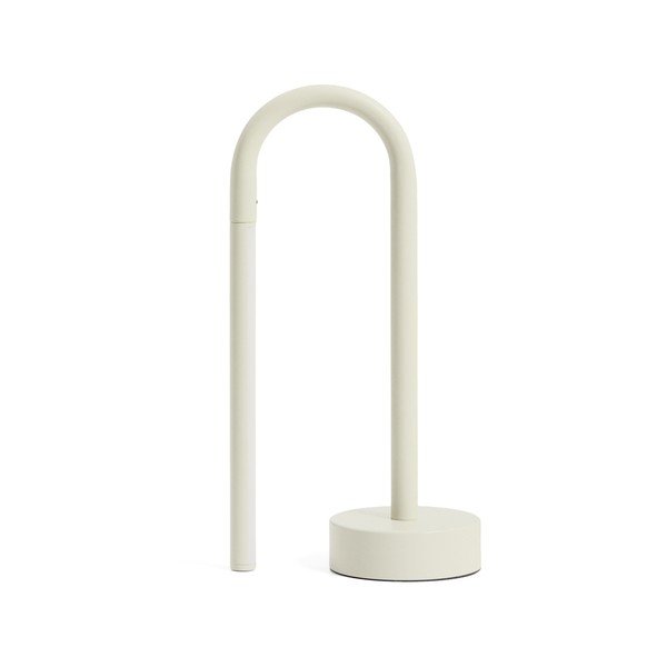 Dramblio kaulo spalvos iš metalo stalinis šviestuvas LED (aukštis 30 cm) Bow – Kave Home